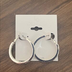 Silver Hoop Earrings